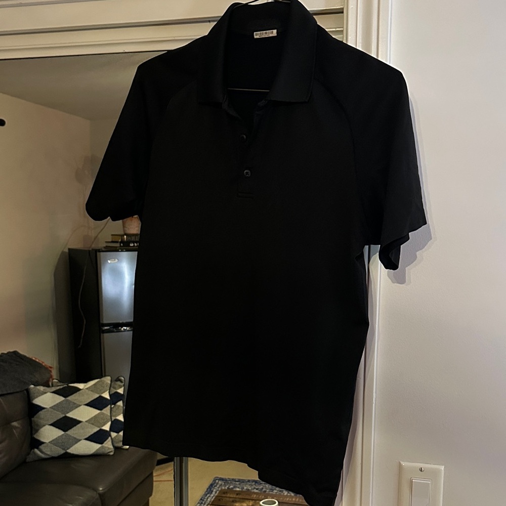 Men's Black Medium M lululemon Polo Shirt
